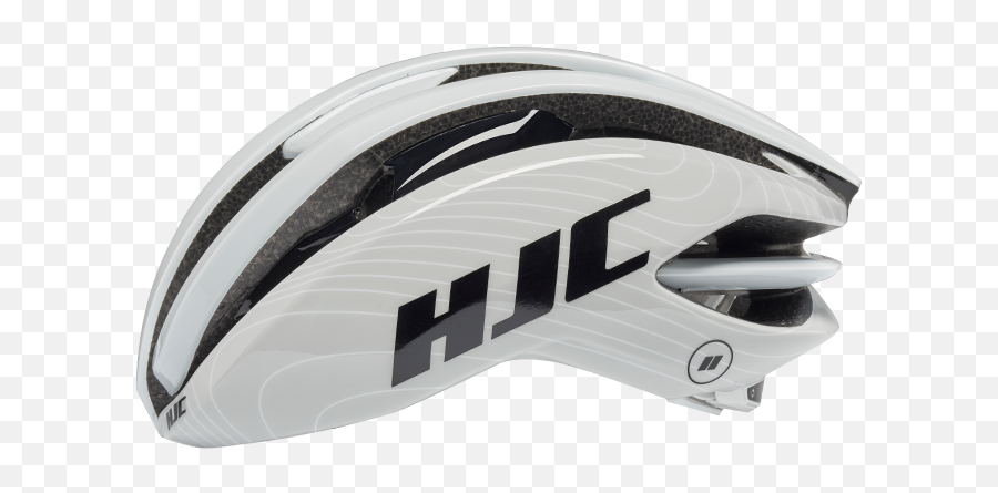 Hjc Ibex 20 Helmet - White Line Grey U2013 Turbomad Cycle Hjc White Bike Helmet Png,Hjc Vs Icon