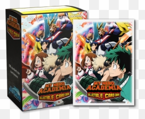 Plus Ultra Fight - Matte Art Sleeves Standard Size Dragon Shield My Hero Academia png
