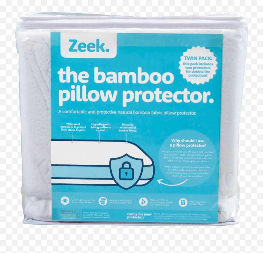 The Bamboo Pillow Protectors Zeek Manchester Collection - Household Supply Png,Icon Pillows