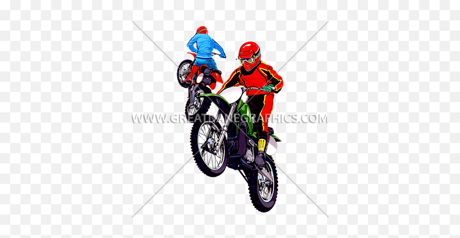 Motocross Riders Production Ready Artwork For T - Shirt Printing Png,Icon Helmets 2015