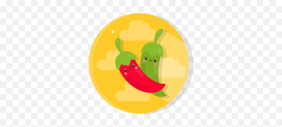 Flat Icon - Kawaii Chili Graphic By Uppoint Design Png,Chili Icon