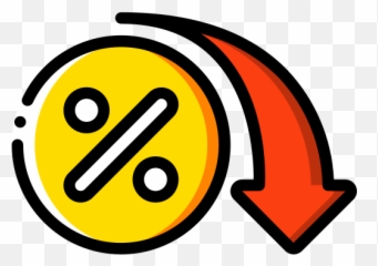 Discounts Icon Down Arrow Marketing Png Sales