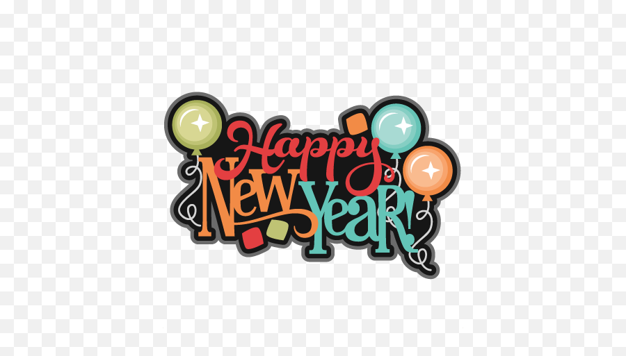 Happy New Year Transparent Clipart - Cute Happy New Year Clipart Png,New Year 2018 Png
