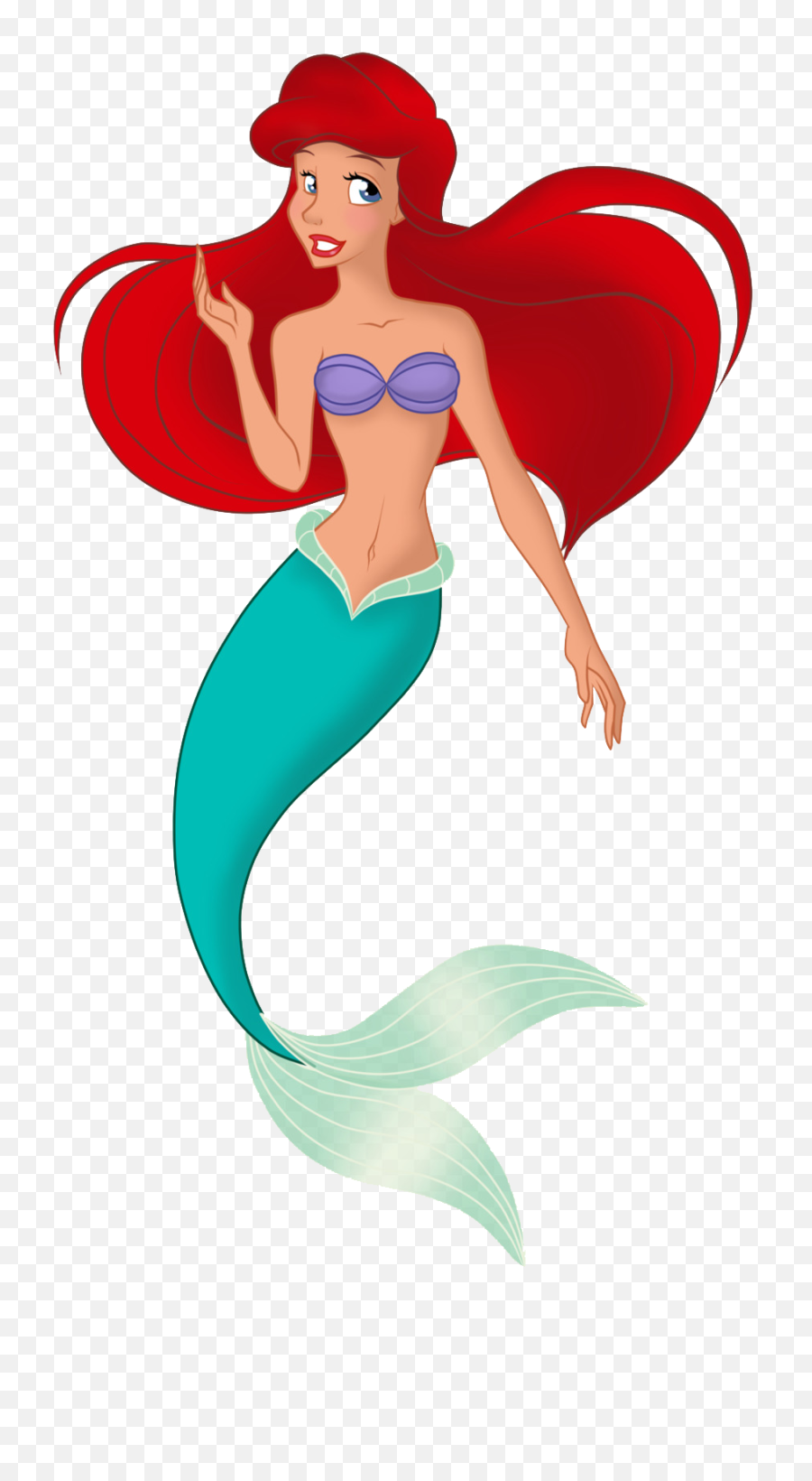 Ariel La Sirena Png Download - Ariel Mermaid Princess Drawing,Ariel Png