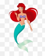 Ariel La Sirena Png Download - Ariel Mermaid Princess Drawing,Ariel Png