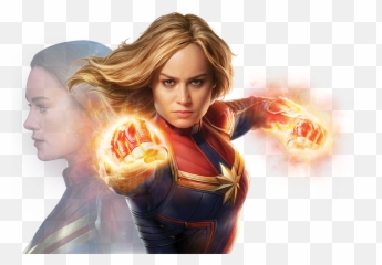 Captain Marvel Png Image Background - Transparent