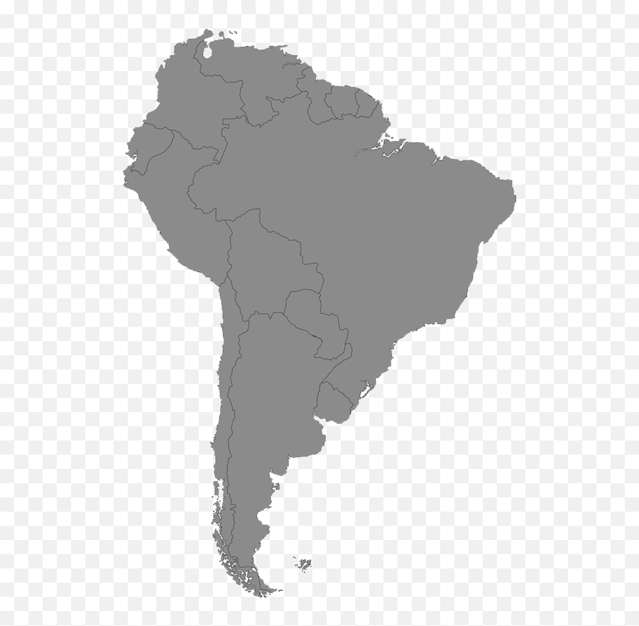 Download Hd Chile In South America Map Transparent Png Image - South America Map Transparent,Chile Png