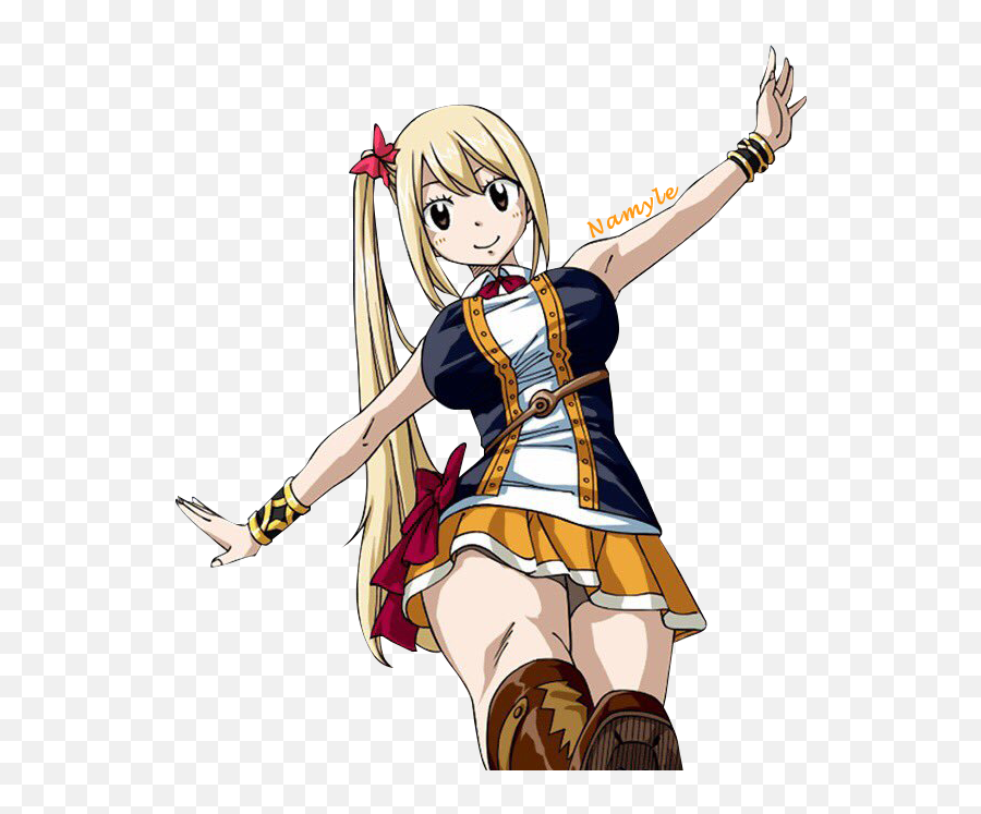 Fairy Tail Anime Art Png Lucy Heartfilia Transparent
