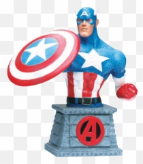 Download America Paperweight Comics Figurine Captain Marvel - png