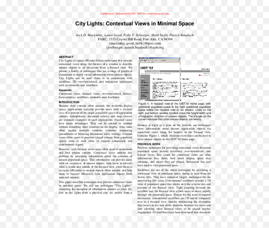 Pdf City Lights Contextual Views In Minimal Space Polle - Document Png,City Lights Png