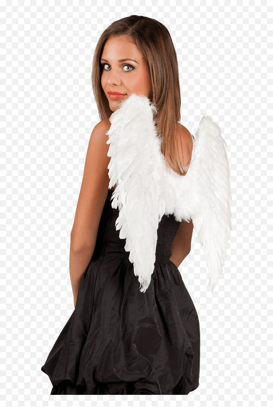 White Angel Wings 50x50cm - Costume Party Png,White Angel Wings Png