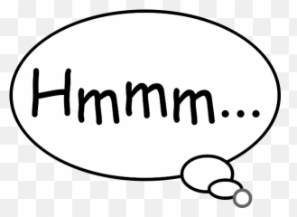 Hmmmu0027u0027 Speech Bubble Free Svg - Illustration png