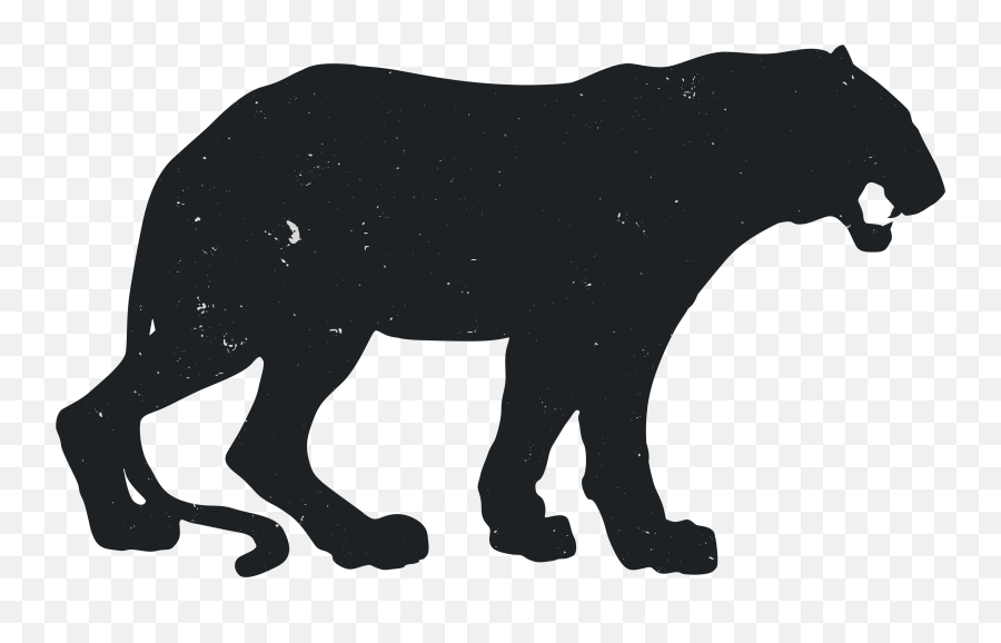 Panther Transparent Png Clipart Free - Bengal Tiger Silhouette,Panther Transparent