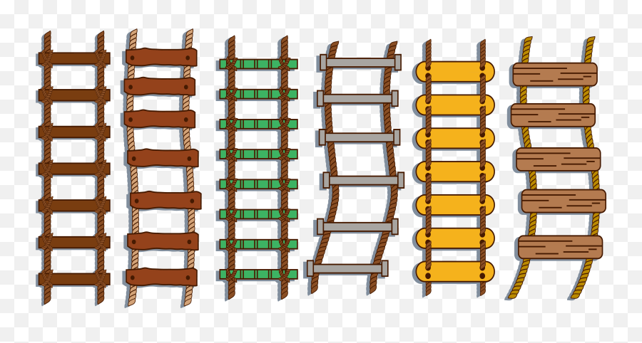 Transparent Library Rope Ladder Clipart - Ladders Cartoon Png,Ladder  Transparent - free transparent png images 