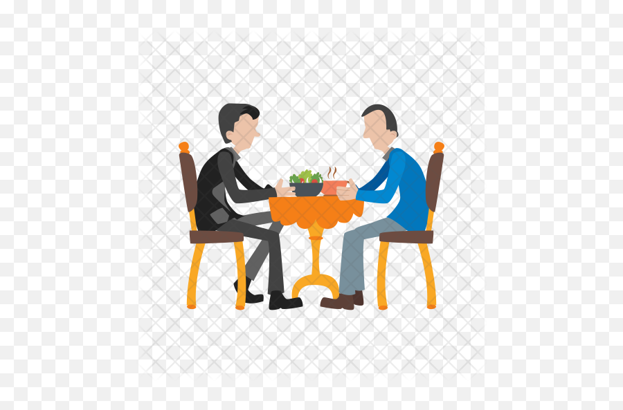 Dinner Icon - Eating At Restaurant Clipart Png,Dinner Table Png