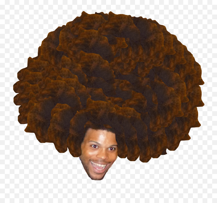 Bob Ross Hair Transparent Png Clipart - Trihard Emote,Bob Ross Png