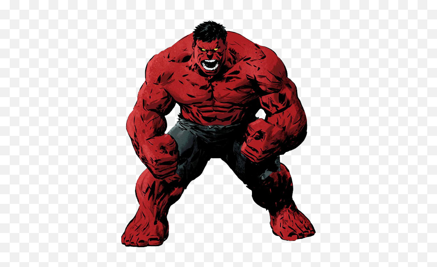Hulk Clip Art Black And White Free - Red Hulk Png,The Hulk Png
