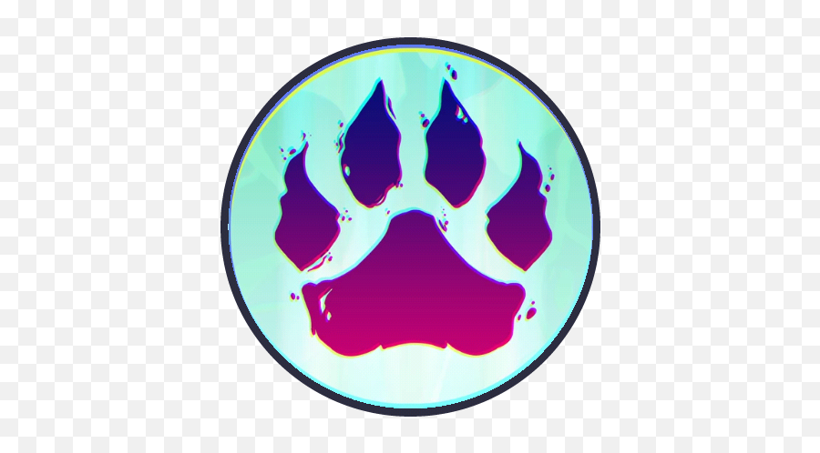 Wolf - Wolf Paw Logo Png,Circled Png