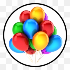 Party Balloons Transparent Background - Colorful Balloons Transparent Background Png,Red Balloon Transparent Background