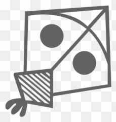Indian Election Symbol Kite - Kite Images Line Drawing Png,Kite Png