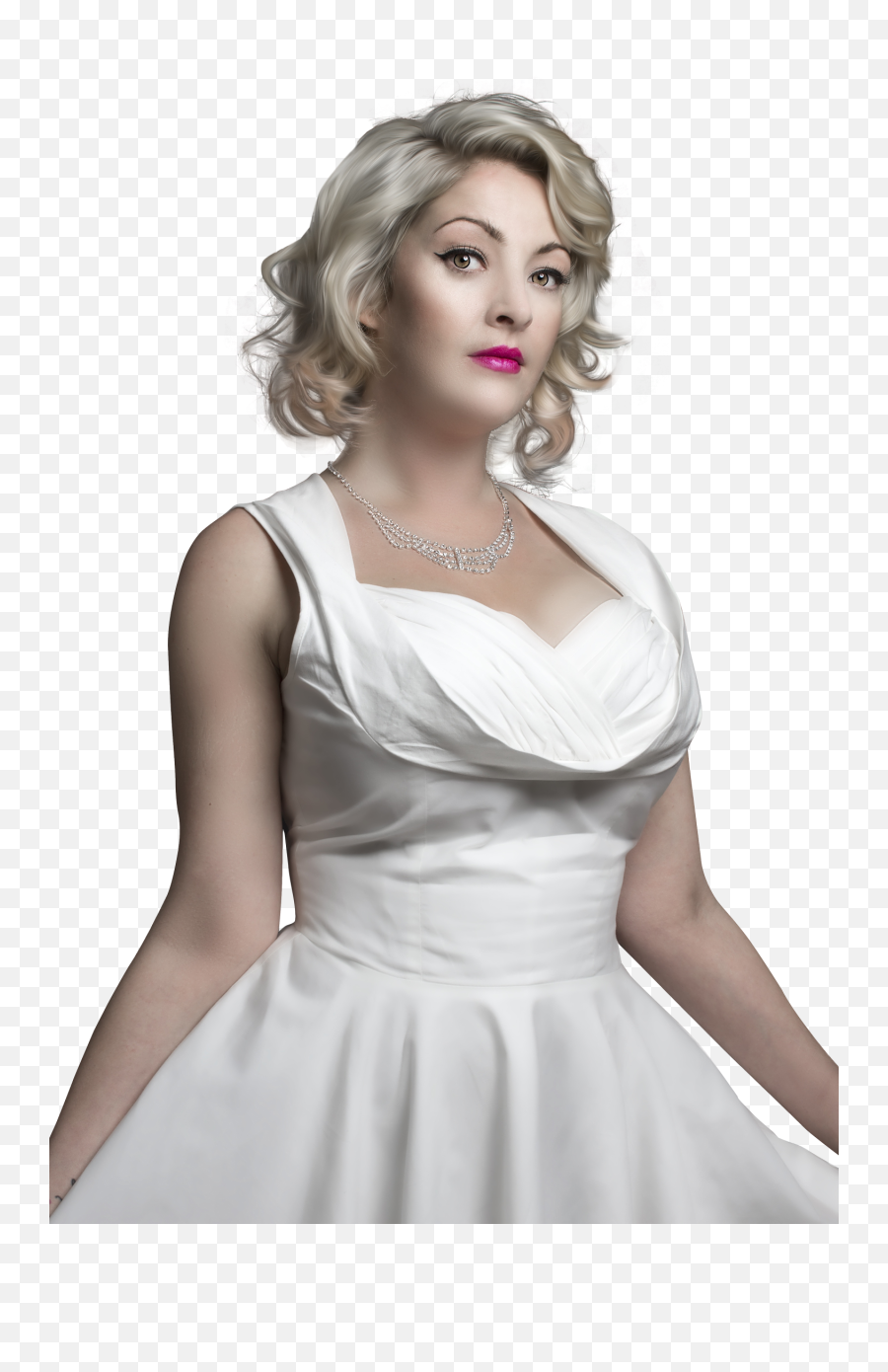 White Dress Free Png Image - Female Fashion Model Png,Fashion Model Png