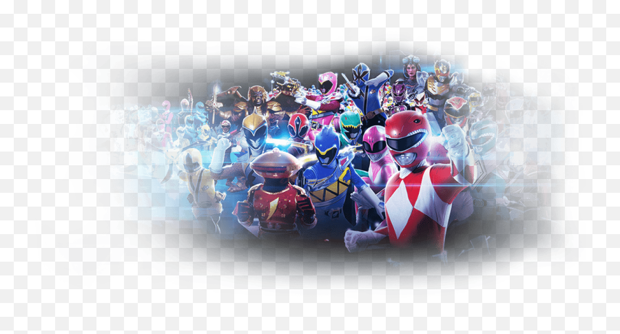 Superhero Tv Show Trailers Games U0026 Apps - Power Rangers Crowd Png,Power Rangers Transparent