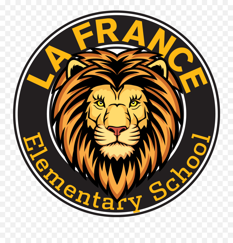 France Clipart La - Lion Head Drawing Png Download,Lion Face Png