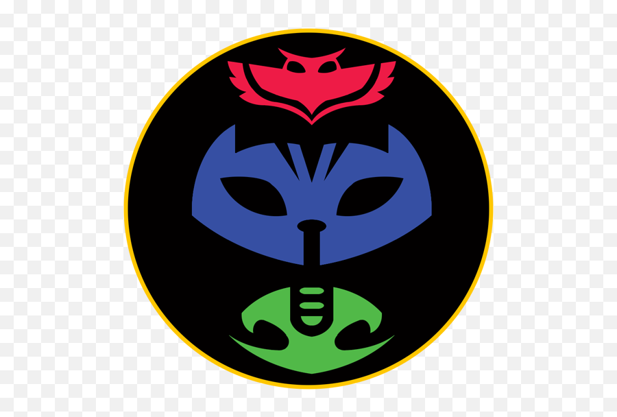 Symbol Mask Gecko Clip Art - Pj Masks Logo Png 555x541 Logo Pj Mask Png,Pj Mask Png