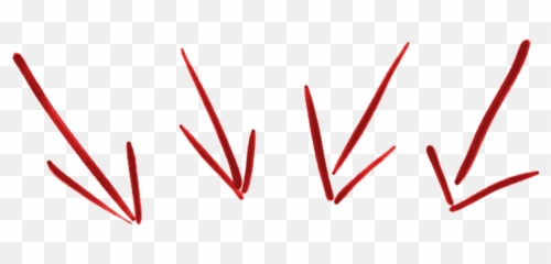 Red - Arrows Down Png