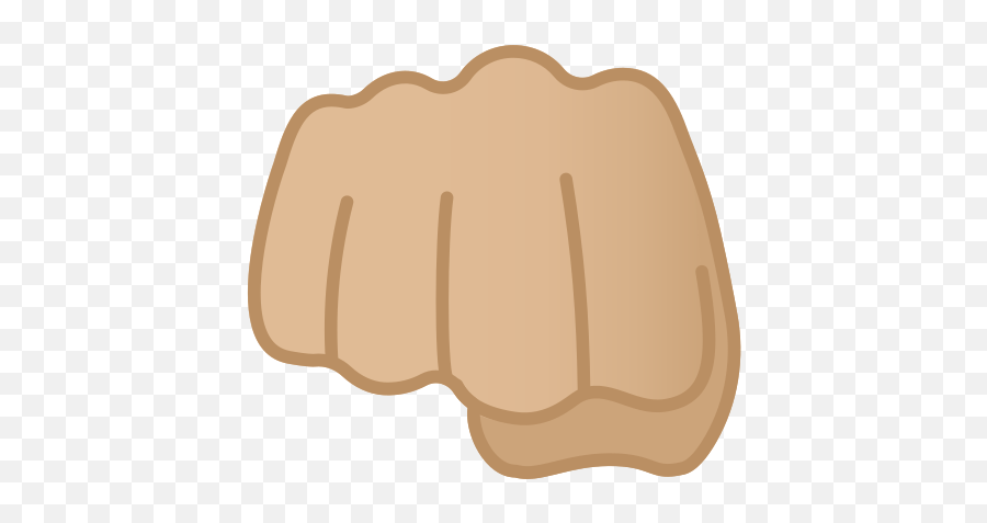 Oncoming Fist Emoji With Medium - Light Skin Tone Meaning Soco Emoji Png,Fist Bump Png