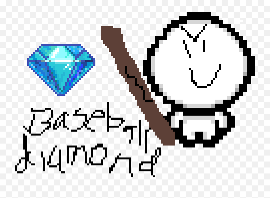 Pixilart - Baseball Diamond By Tpyu Binding Of Isaac Png,Baseball Diamond Png