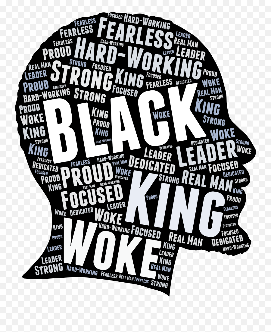 Black King African American Man Word Artu0027 Lightweight Hoodie - African American Black King Png,Black Man Png