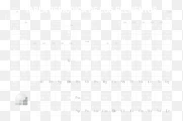 Download Tablaperiodica - Blancopng Image From Wwwperiodnicom Horizontal,Tabla Png
