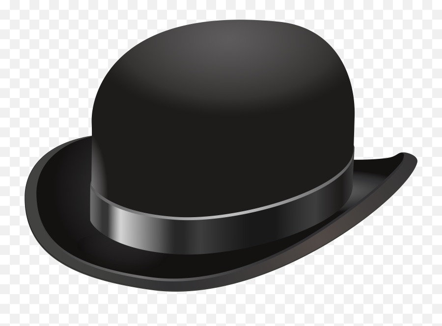 Fedora Clipart Headwear - Bowler Hat Transparent Png,Gangster Hat Png