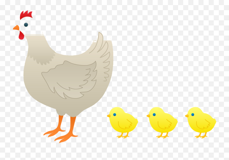 Chick Clipart Baby Hen - Chick And Hen Clipart Png,Baby Chick Png