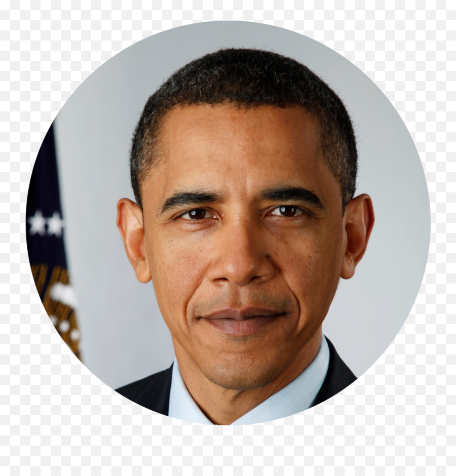Barack Obama Circle - Barack Obama In A Circle Png,Obama Png