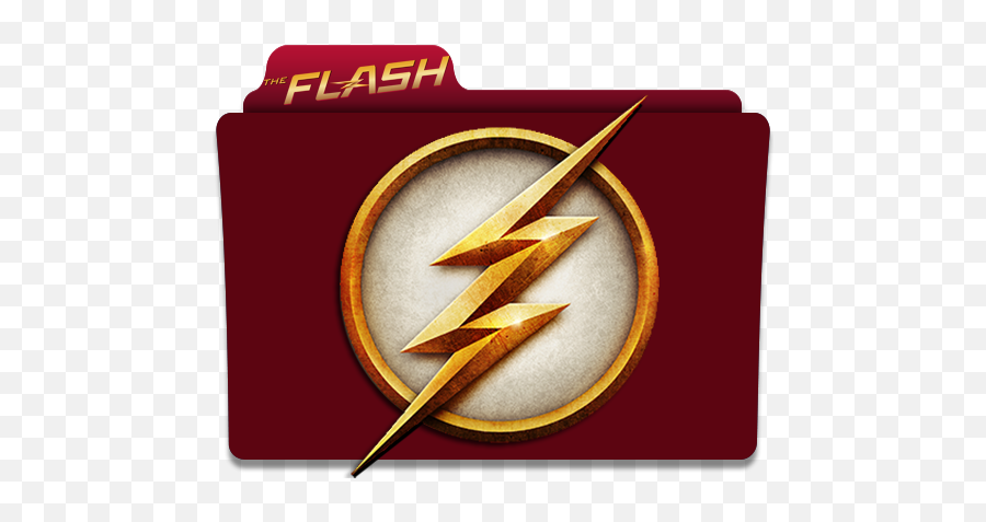 The Flash Folder By Matheussabag - Flash Logo Red Background Png,The Flash Logo