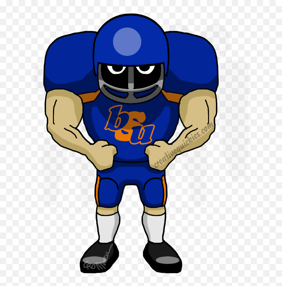 Boise Idaho State Broncos - Cartoons Of Your Favorite Cartoon Football Player Png,Boise State Logo Png