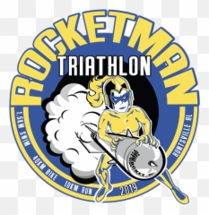 Rocketman Triathlon 2020 - Automotive Decal Png,Swim Bike Run Logo