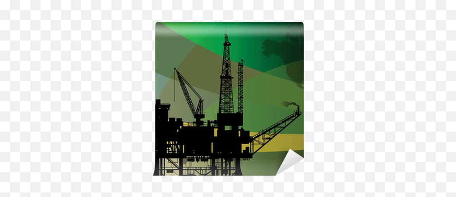 Oil Rig Abstract Background Vector - Oil Platform Png,Oil Rig Png