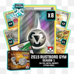 2015 Rustboro Gym Season 1 Ptcgo Code U2013 Card Cavern Trading - Pokemon Energy Cards Png,Geodude Png