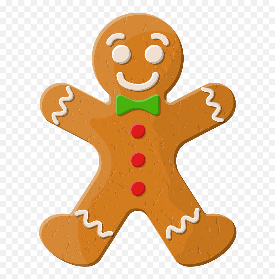 Gingerbread Man Clipart - Gingerbread Man Clipart Png,Gingerbread Man Transparent