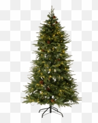 Glitzhome 48d Led Embroidered Linen Christmas Tree Skirt - Day png
