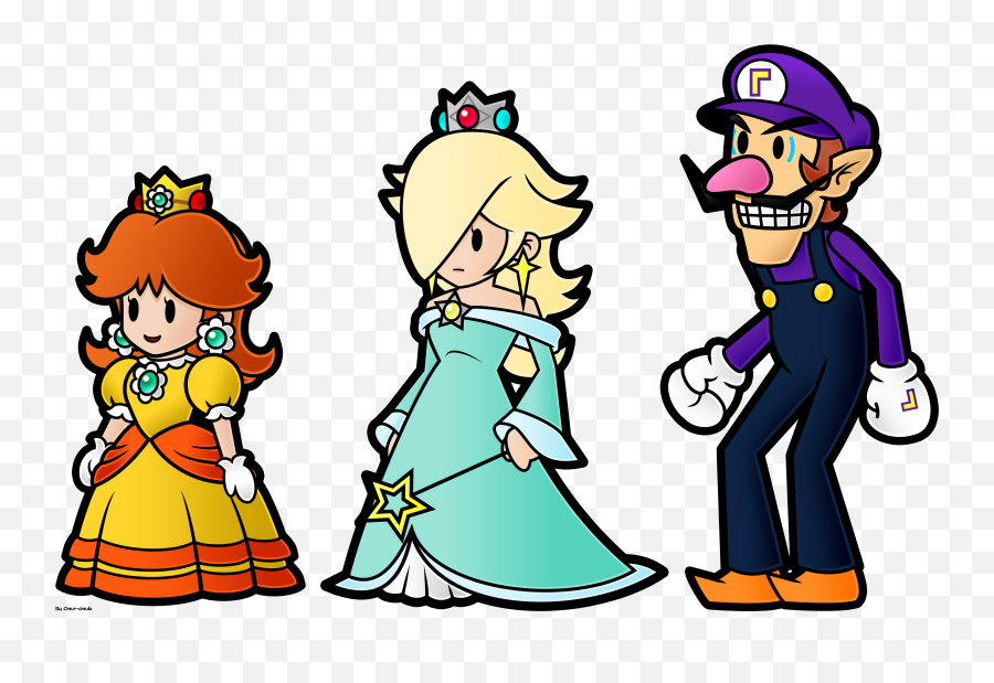 rosalina and waluigi and clare