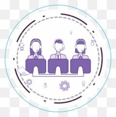Selling Ccaas - Call Center Vector Banner png