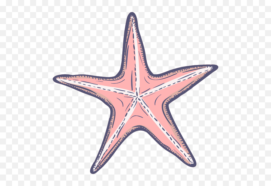 Marine Starfish Graphic Picmonkey - Star Fish Cartoon Png,Starfish Transparent