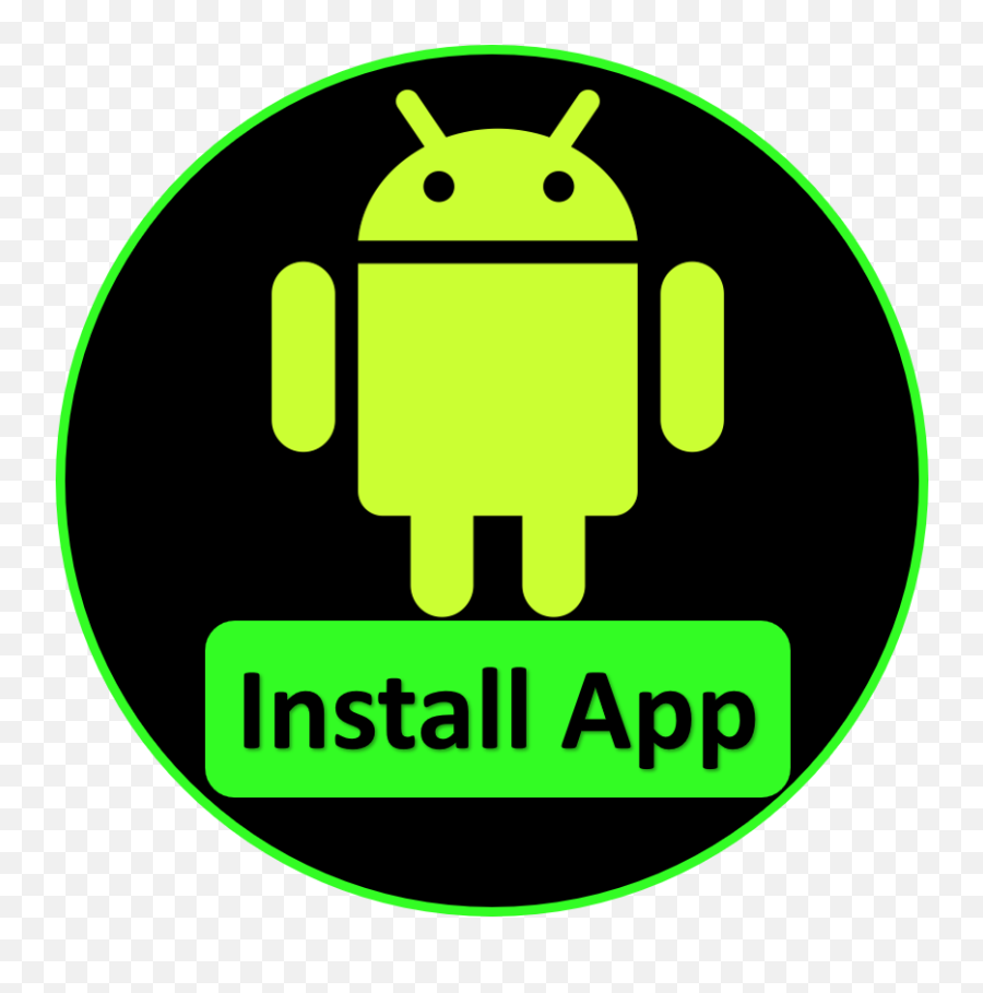 Install Our Android Apps - Android App Logo Png,How To Install Icon