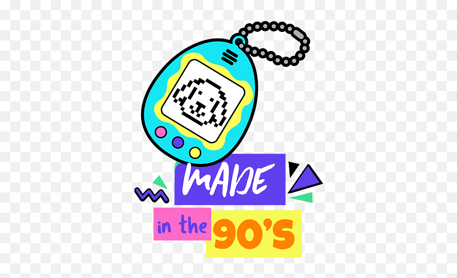 Made In The 90s Nostalgic Tamagotchi Gift Fleece Blanket - 1990s Png,Boy Icon Of The 90s