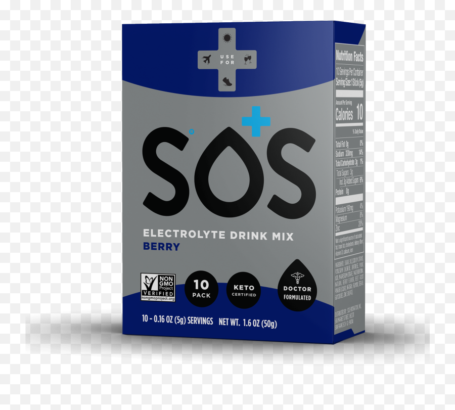 Sos Hydration Electrolyte Drink Mix - Sos Electrolyte Drink Mix Png,Technica Icon Alu