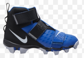 Crampons De Football Americain Moulés Nike Force Savage Shark 2 Bleu Pour Enfant - Cleat png